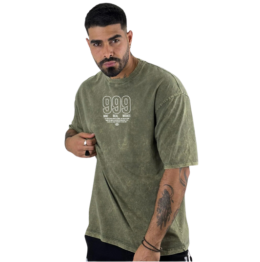 999 GREEN OVERSIZED TEE