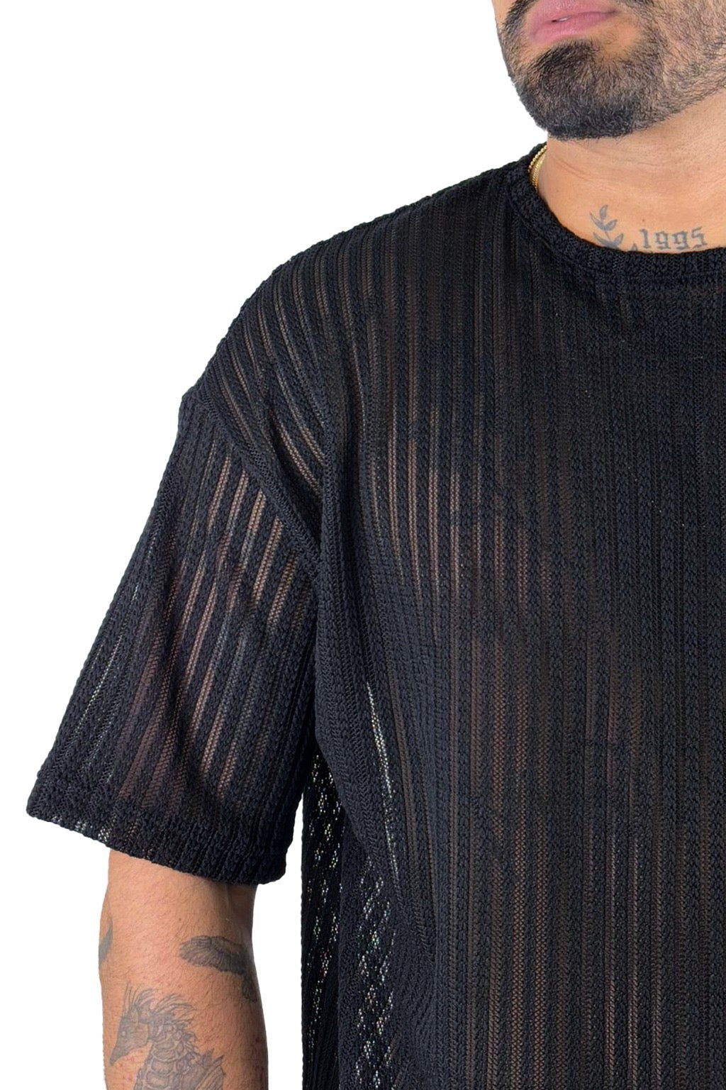 OVERSIZE TEXTURIZED T-SHIRT