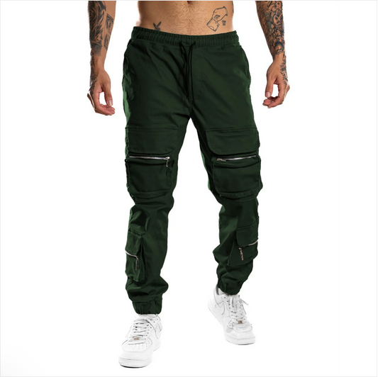 GREEN BAGGY JOGGER